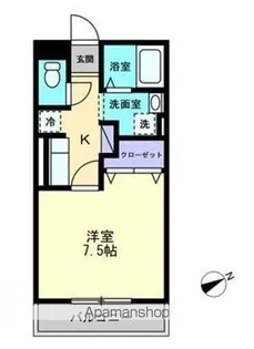 フォレストレガシー【103号室】の間取り