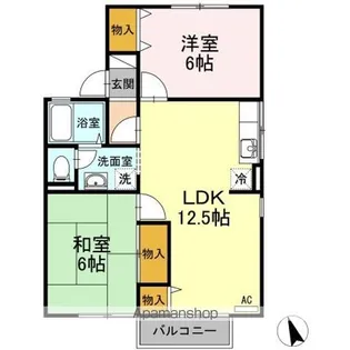 シャルマンM【2階】の間取り