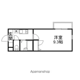 クレール平井【1410号室】の間取り