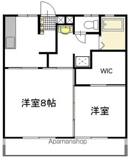 東第一コーポ【105号室】の間取り