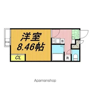 レオパレスフラワー【2階】の間取り