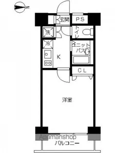 スカイコート神田第5【702号室号室】の間取り