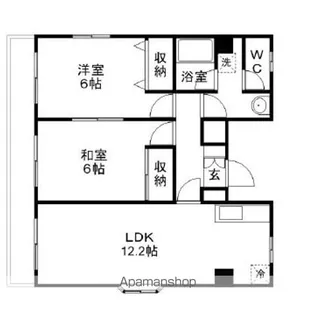 プエンテアルト【4階】の間取り