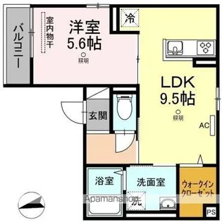 瀬戸内ハウジングⅡ【3階】の間取り