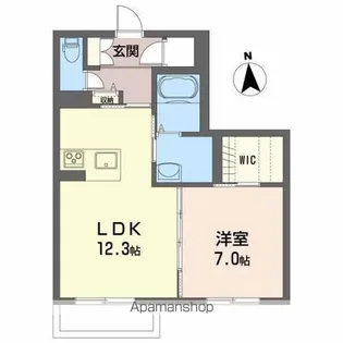 メゾンマスト本宮【2階】の間取り