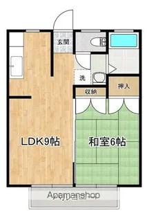 グリーン若葉【2階】の間取り