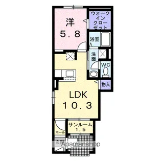 アイ.レジデンスⅤ【1階】の間取り