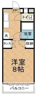 C・Cウッズ【2階】の間取り