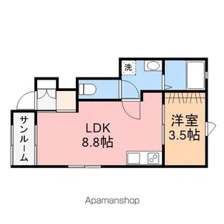 プリマベラ大形【103号室】の間取り
