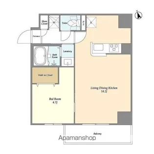 アルファコート綾瀬3【8階】の間取り