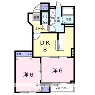 セントプレリーⅤ【1階】の間取り
