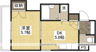 LAND MARK 横川【5階】の間取り