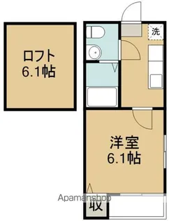 ロフトハウス長町【1階】の間取り