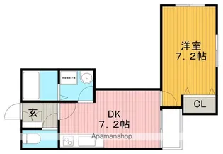 レガリア宮山Ⅱ【1階】の間取り