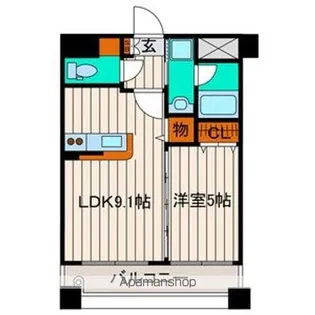 M CHATELET【4階】の間取り