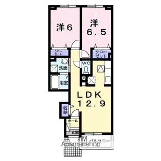 リクソーレⅥ【1階】の間取り