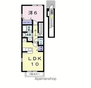 ウィーンの森 ヴェルサイユ【2階】の間取り