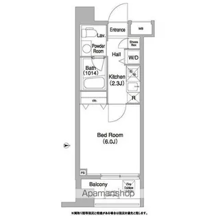 コンフォリア本所吾妻橋【2階】の間取り