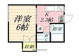 グリーンハイツ【202号室】の間取り