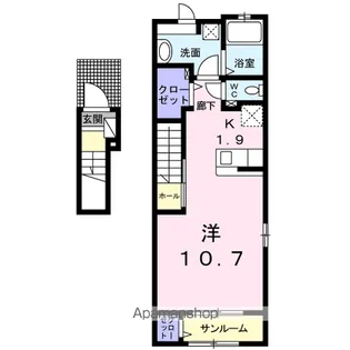 ベルカーサ【2階】の間取り