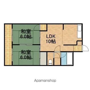 静岡県浜松市中央区名塚町【アパート】の間取り