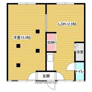 コーポさが【1階】の間取り