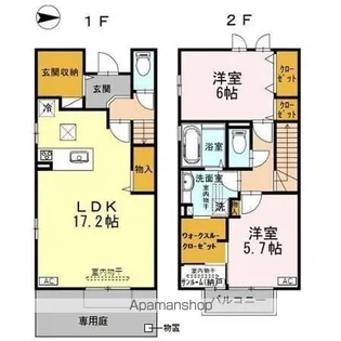 MーROOM【1階】の間取り