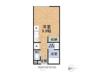 ORIGAMIⅡ【101号室】の間取り