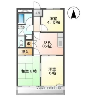 ダイナーズハイツ【3階】の間取り