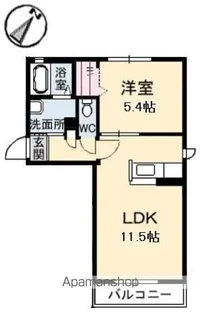 ディアス−U【2階】の間取り