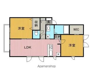 メゾンベールⅢ番館【1階】の間取り