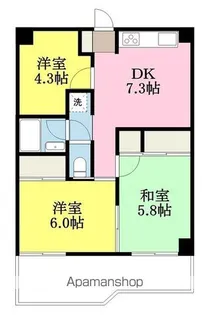 酒井ビル【4階】の間取り