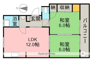 東雲マンション【D240号室】の間取り