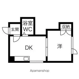 サッポロイン中野【501号室】の間取り