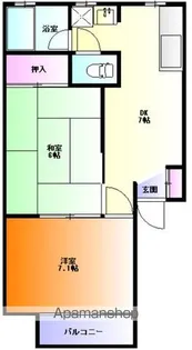 ロイヤルハイツ【103号室】の間取り