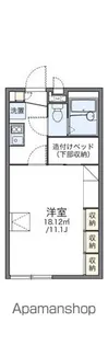 レオパレスアドミラーブル【2階】の間取り