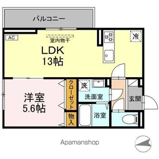 ベルディール【2階】の間取り