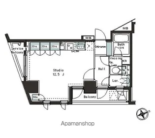 東京都文京区本郷7丁目【マンション】の間取り
