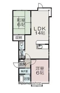 クローバーハイツ【202号室】の間取り