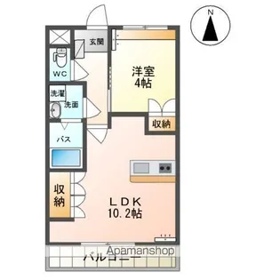 メルヴェールⅡ【1階】の間取り