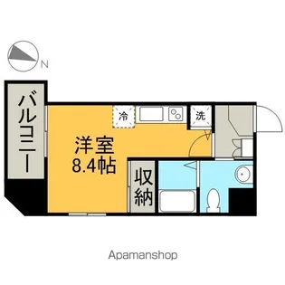 ライブコート丸の内【11階】の間取り