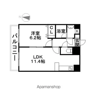 プレサンス久屋大通公園サウス【10階】の間取り