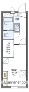レオパレス華Ⅱ【1階】の間取り
