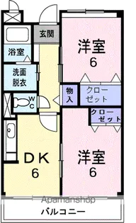 ファイン・リヴィエール【3階】の間取り