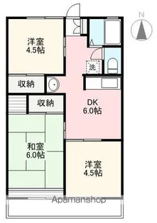 シティハイム藤塚【201号室】の間取り
