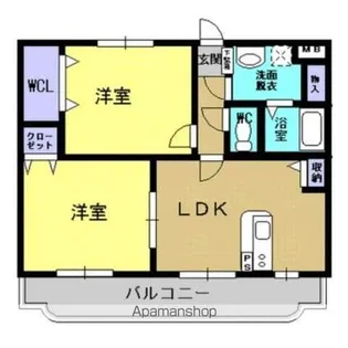 ユーミーサンシャイン【3階】の間取り