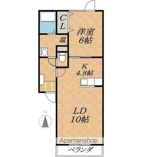 クレストⅠ【2階】の間取り