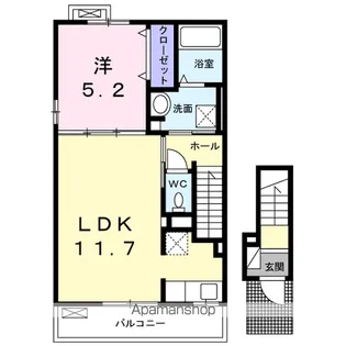ペイサージュⅤ【2階】の間取り