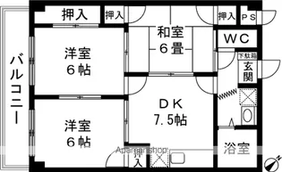 ドリームハイツカネコ【203号室】の間取り