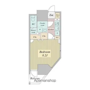 STANDZ大島【8階】の間取り